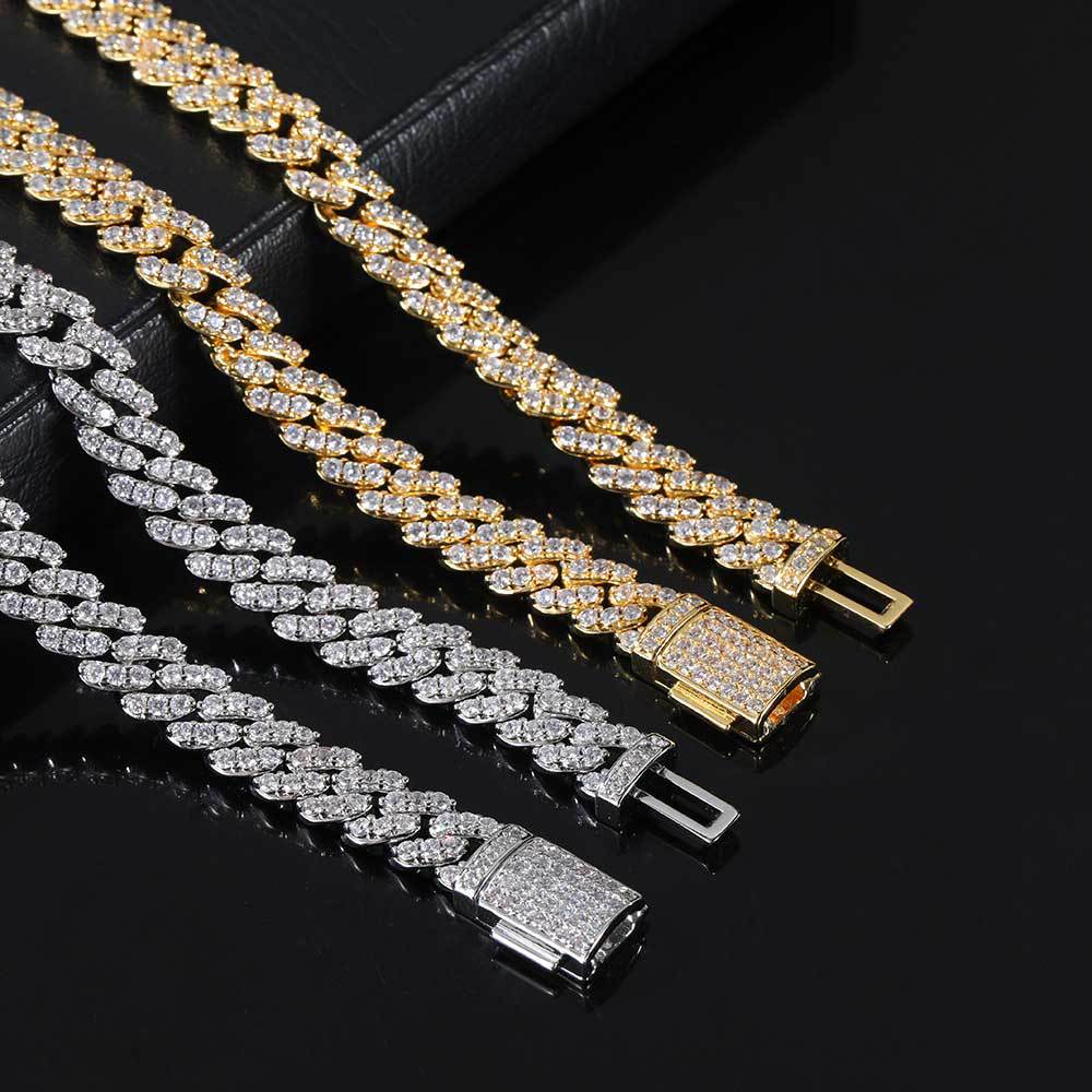 Iced Out Cuban Link Chain - 8mm - ViViGleam