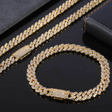 Iced Out Cuban Link Bracelet - 5mm - ViViGleam