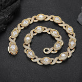 15mm Evil Eye Eternity Chain - ViViGleam