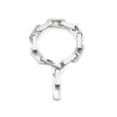 Iced Box Square Link Chain Bracelet - ViViGleam
