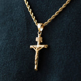 Crucifix Pendant Gold - ViViGleam