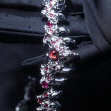 Crimson Thorn & Fang Choker Chains