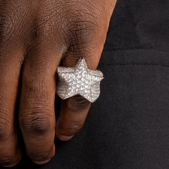 Iced Star Ring - ViViGleam
