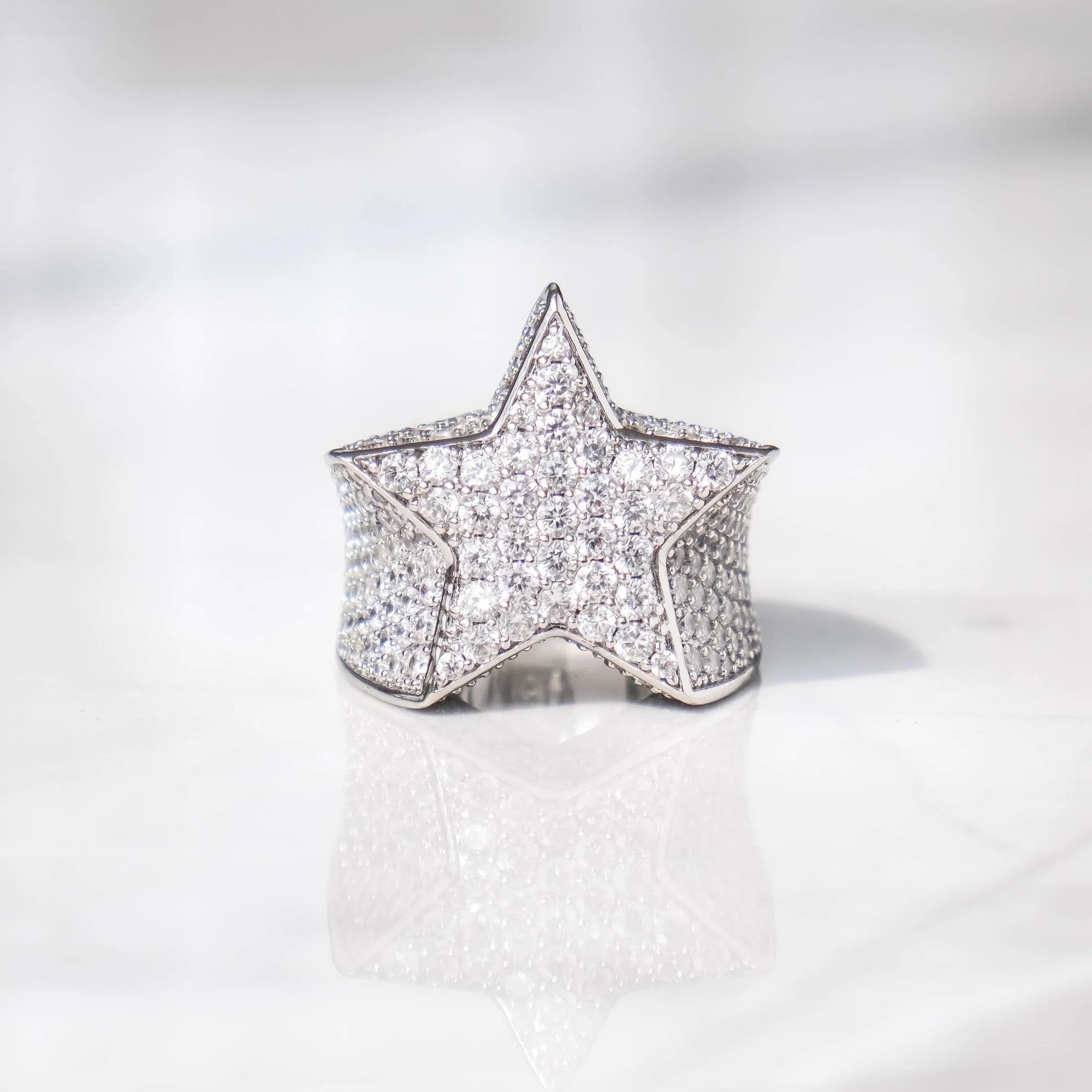 Iced Star Ring - ViViGleam
