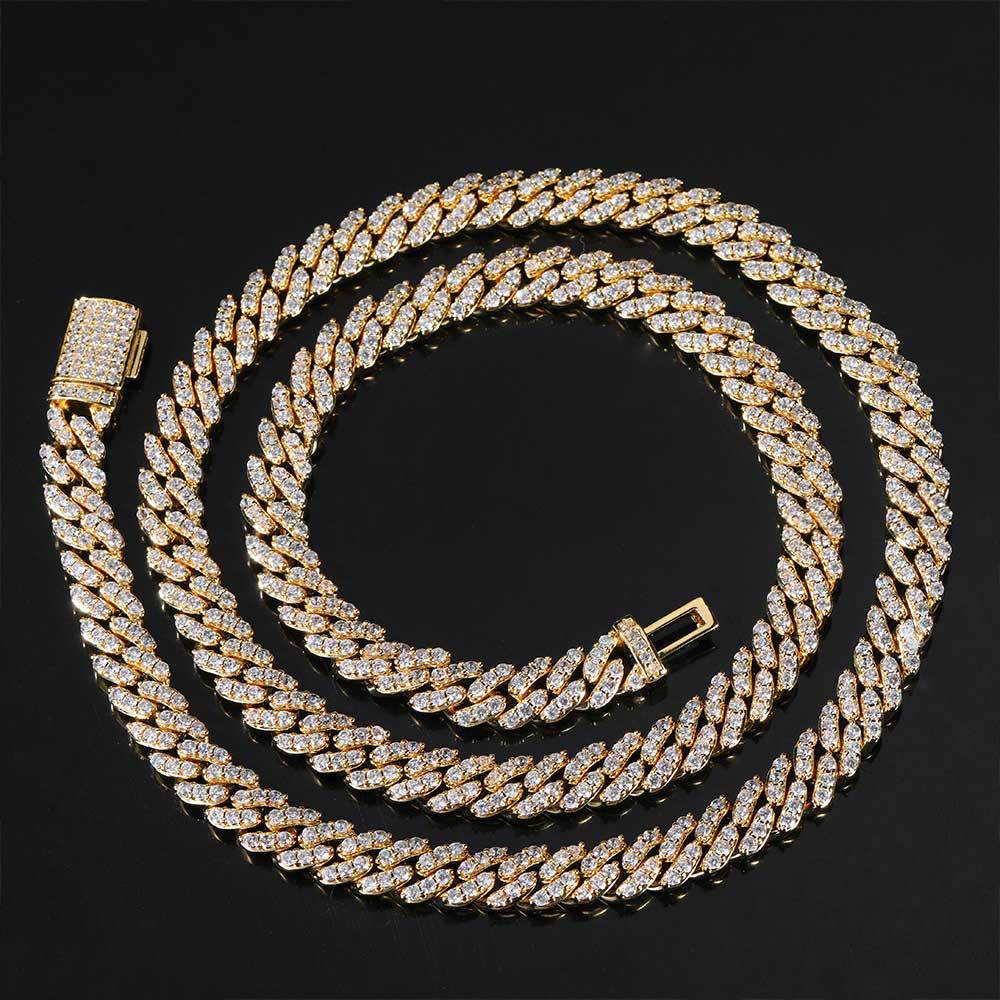 Iced Out Cuban Link Chain - 8mm - ViViGleam