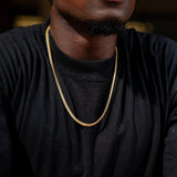 Cuban Chain 5MM - Gold - ViViGleam