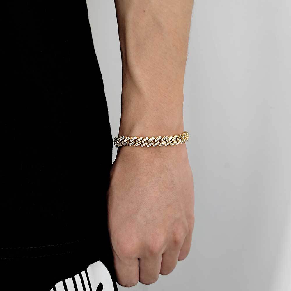 Iced Out Cuban Link Bracelet - 5mm - ViViGleam