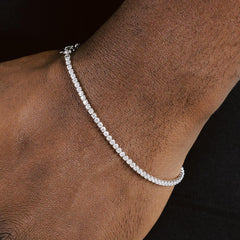 2mm Iced Moissanite Tennis Bracelet - ViViGleam