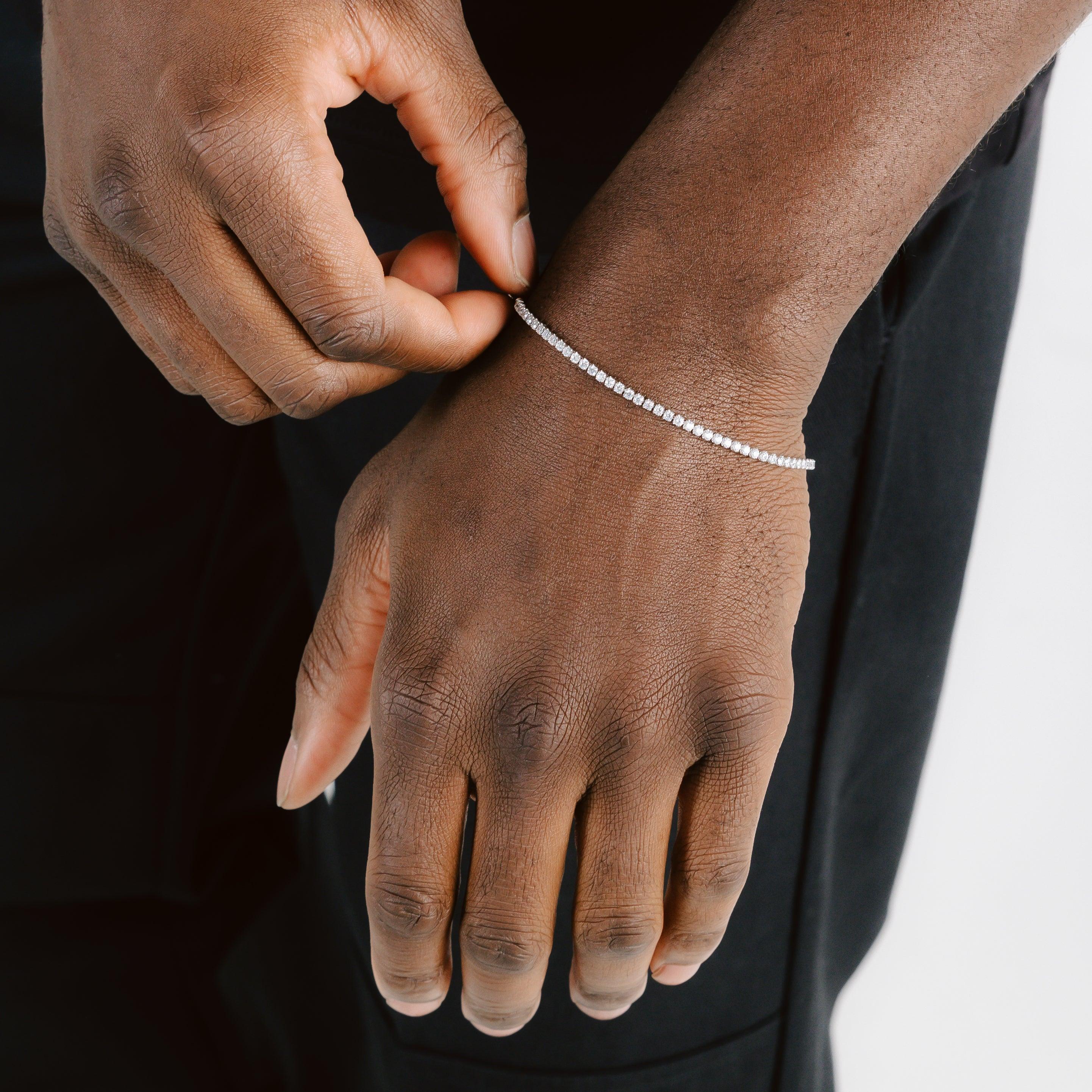 2mm Iced Moissanite Tennis Bracelet - ViViGleam