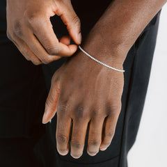2mm Iced Moissanite Tennis Bracelet - ViViGleam