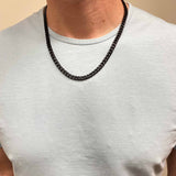 7mm Cuban Chain - Stainless Steel - ViViGleam