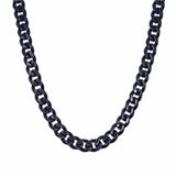 Cuban Chain 5MM Black Stainless - ViViGleam