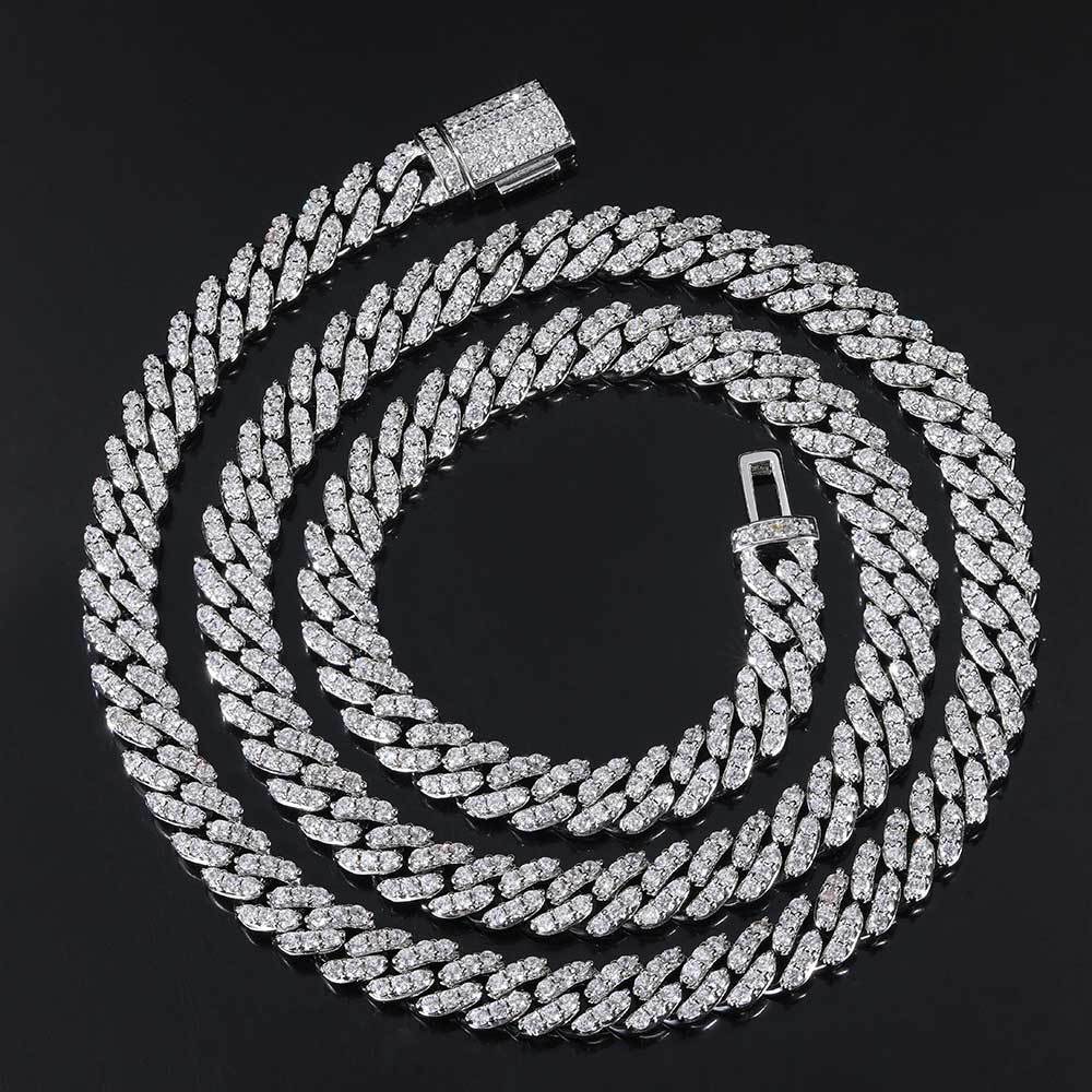 Iced Out Cuban Link Chain - 8mm - ViViGleam