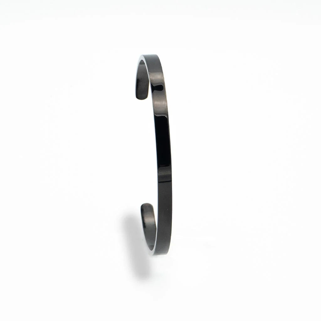 Minimalist Stainless Steel Silver Cuff Bracelet - ViViGleam