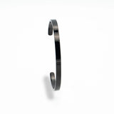 Minimalist Stainless Steel Silver Cuff Bracelet - ViViGleam