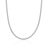 Miami Micro Cuban Curb Chain - White Gold(All Size) - ViViGleam