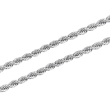 Rope Chain - White Gold(All Size) - ViViGleam