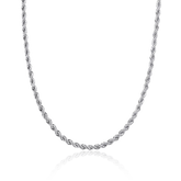 Rope Chain - White Gold(All Size) - ViViGleam