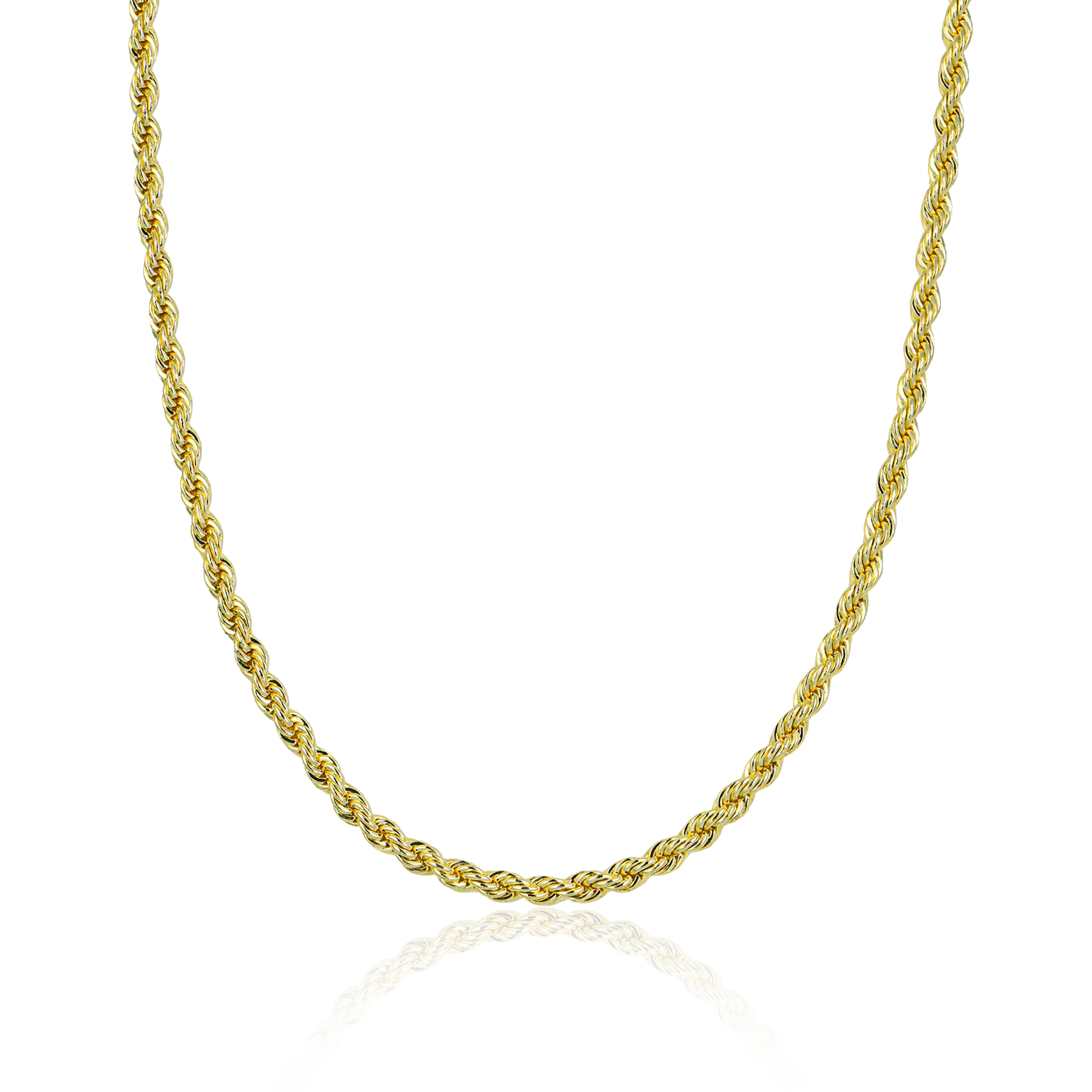 Rope Chain - Yellow Gold(All Size) - ViViGleam