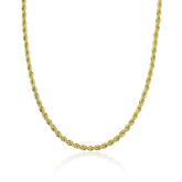 Rope Chain - Yellow Gold(All Size) - ViViGleam