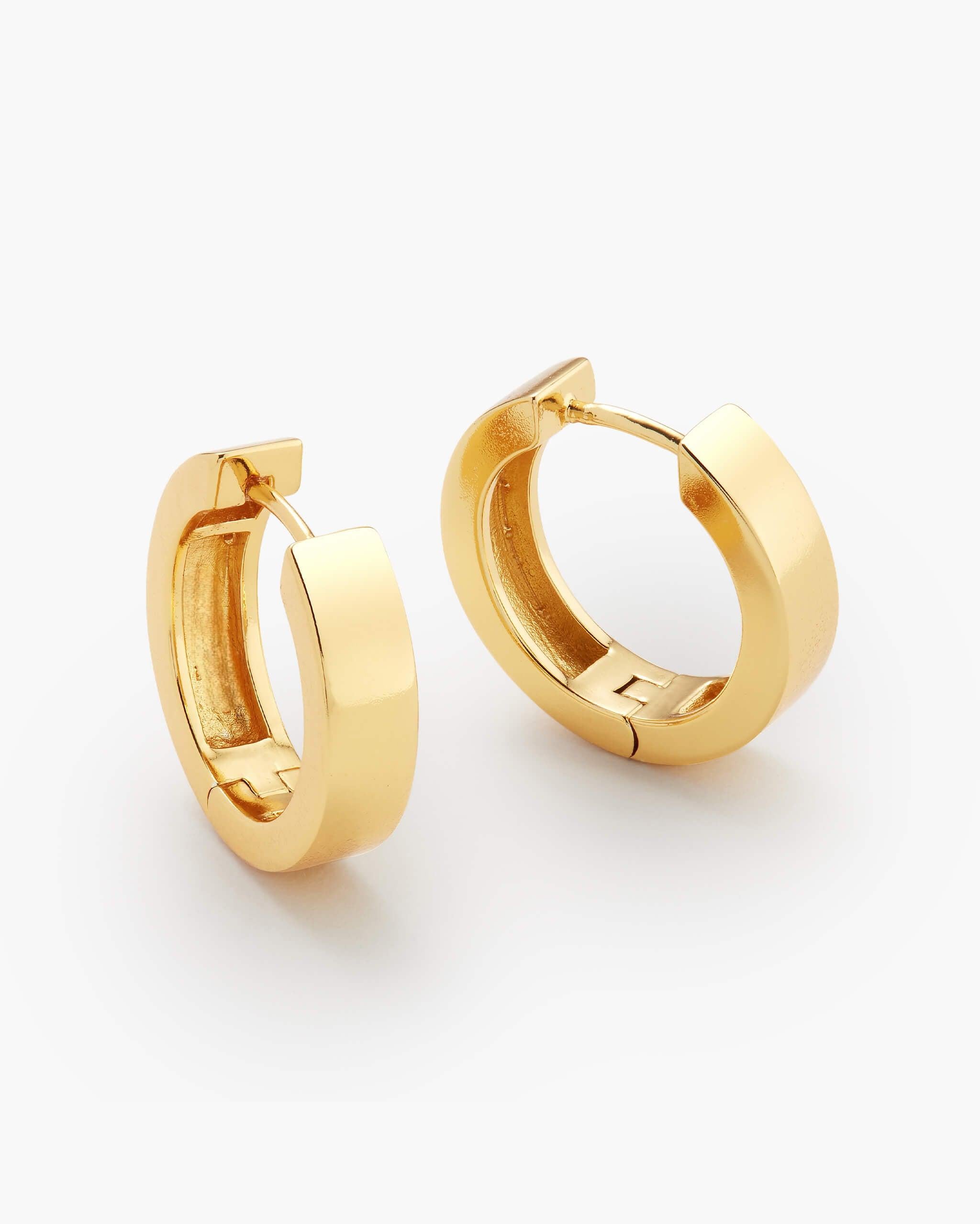 Classic Hoop Earrings - Gold - ViViGleam