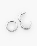 Classic Hoop Earrings - Silver - ViViGleam