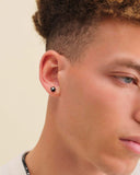 Classic Stud Earrings - Black - ViViGleam