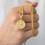 Compass Pendant Necklace - ViViGleam