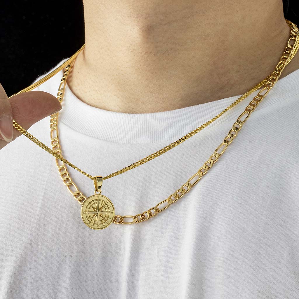 Compass Pendant Necklace - ViViGleam