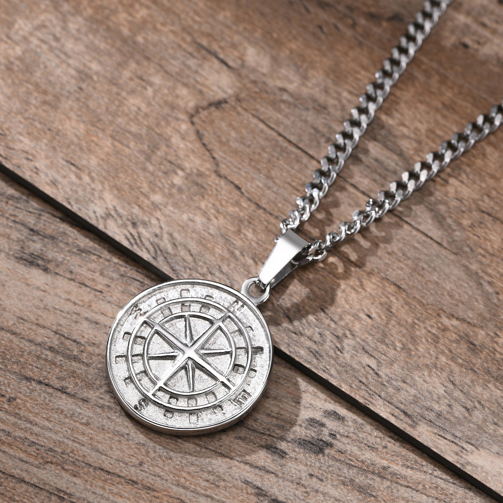 Compass Pendant Necklace - ViViGleam