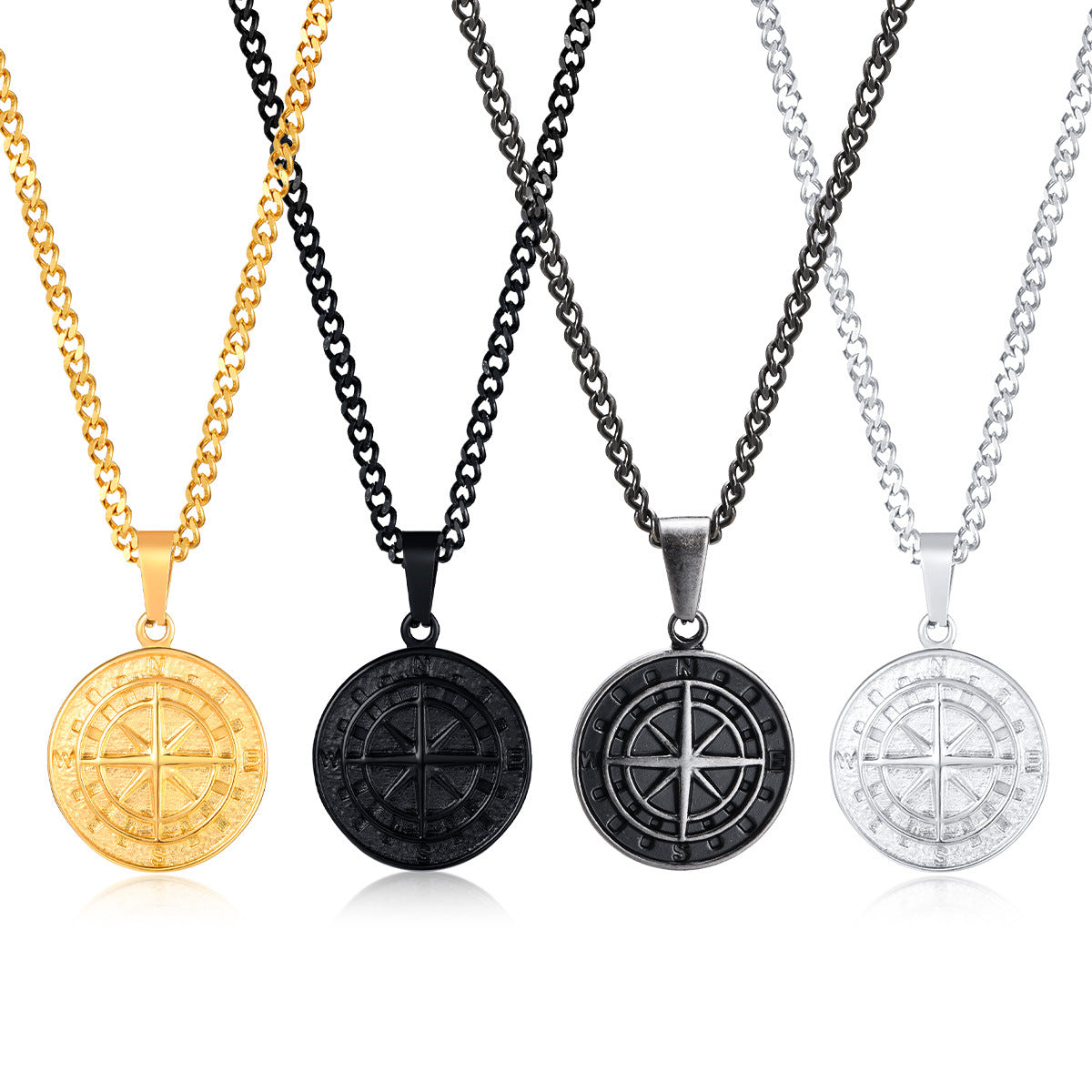 Compass Pendant Necklace - ViViGleam