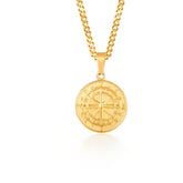 Compass Pendant Necklace - ViViGleam