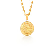 Compass Pendant Necklace - ViViGleam