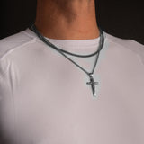 Crucifix Set - Silver - ViViGleam