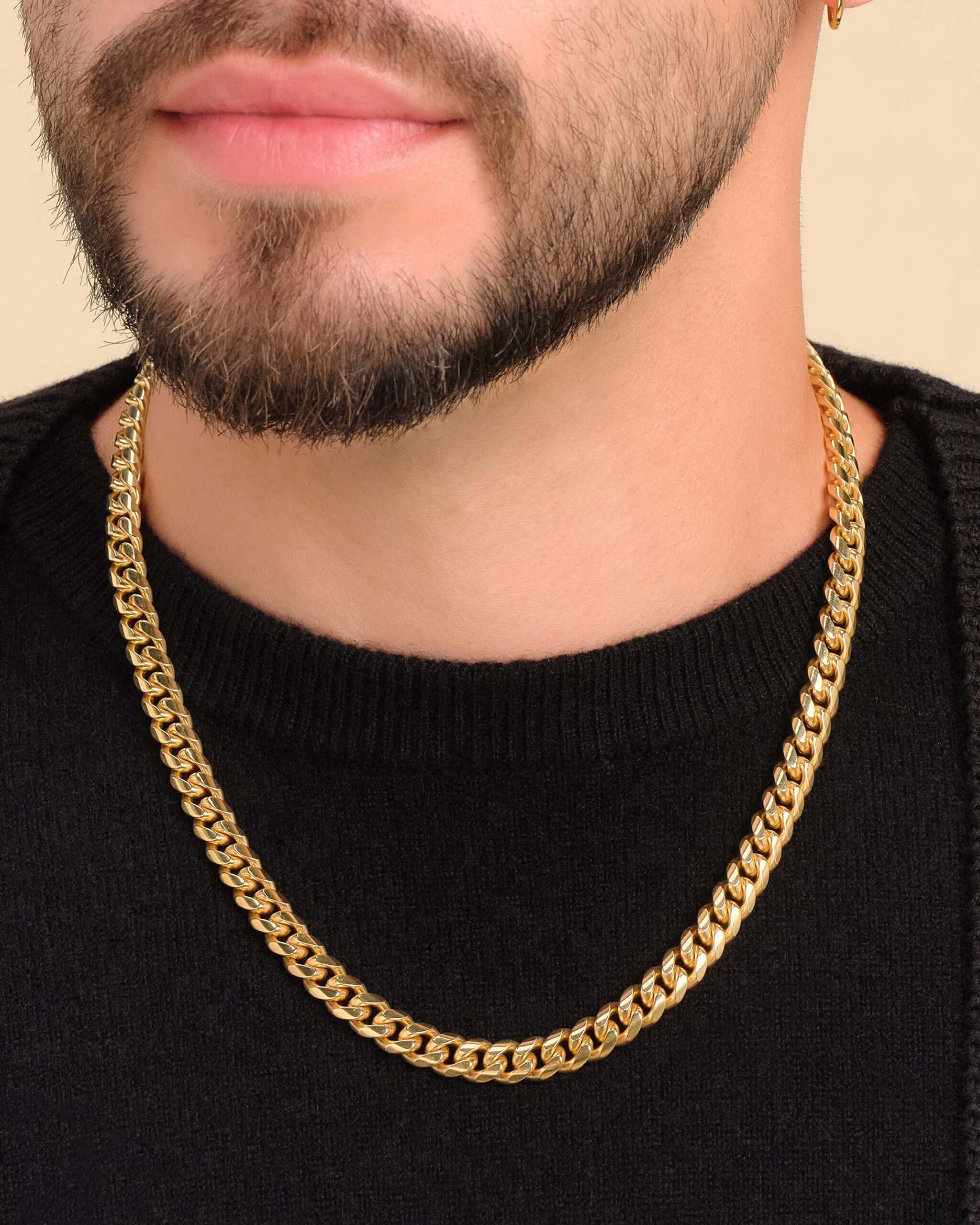 Cuban Link Chain - Yellow Gold(All Size) - ViViGleam