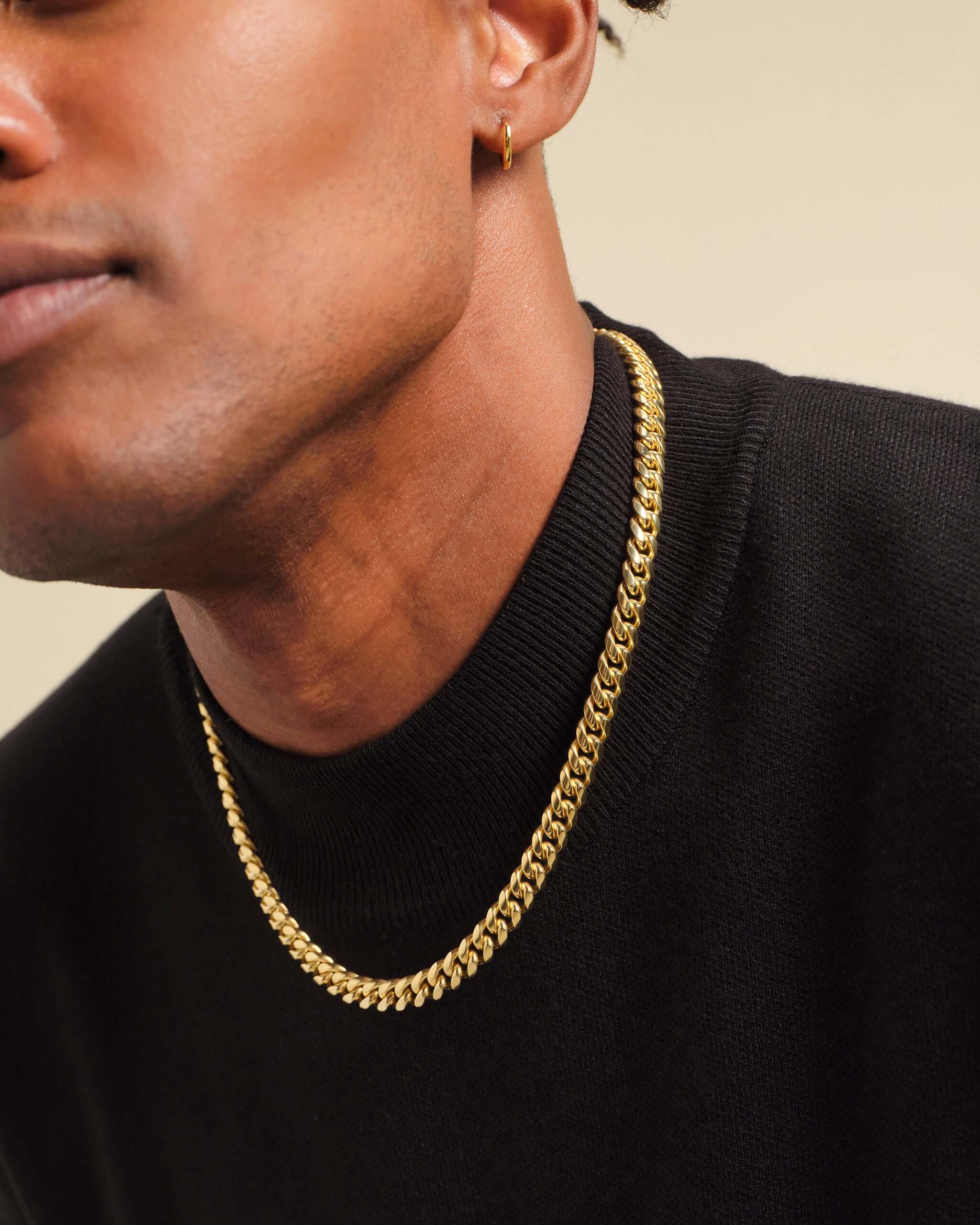 Cuban Link Chain - Yellow Gold(All Size) - ViViGleam