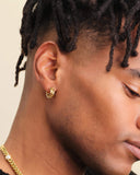 Cuban Link Earrings - Gold - ViViGleam