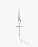Dagger Cross Earring - Silver - ViViGleam