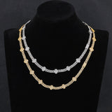 6mm Four Leaf Iced Cuban Chain - ViViGleam