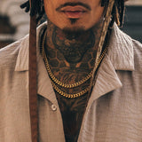 Cuban Link Chain - Yellow Gold(All Size) - ViViGleam