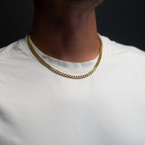 Cuban Chain 5MM Gold Stainless - ViViGleam
