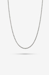 Delicate 1.8mm Sterling Silver Rope Chain