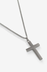 Minimalist Sterling Silver Cross Pendant