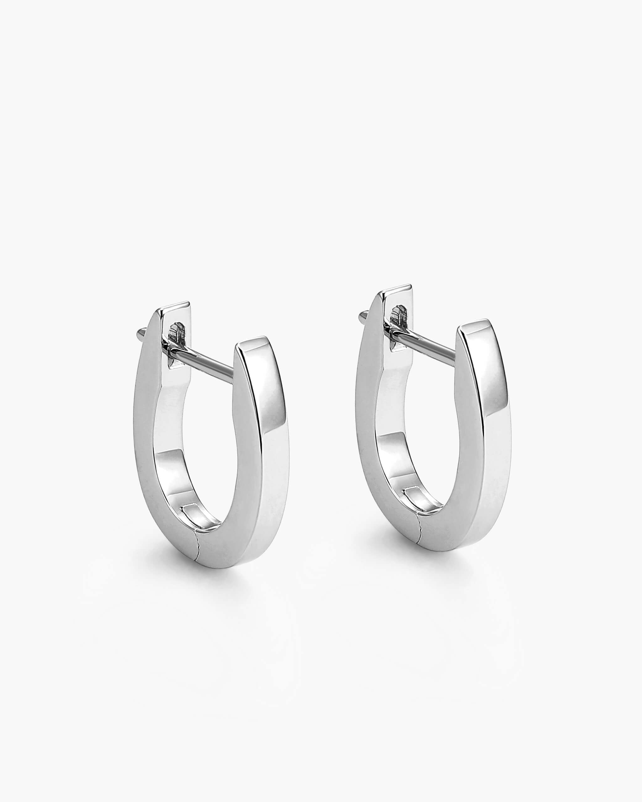Huggie Earrings - Silver - ViViGleam
