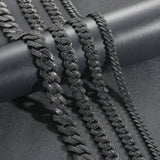 Iced Black Diamond Prong Link Chain Zirconia Bracelet - ViViGleam