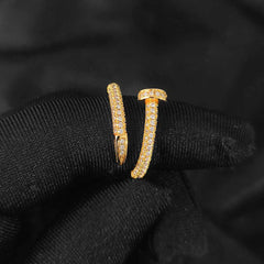 Iced Nail Ring - ViViGleam