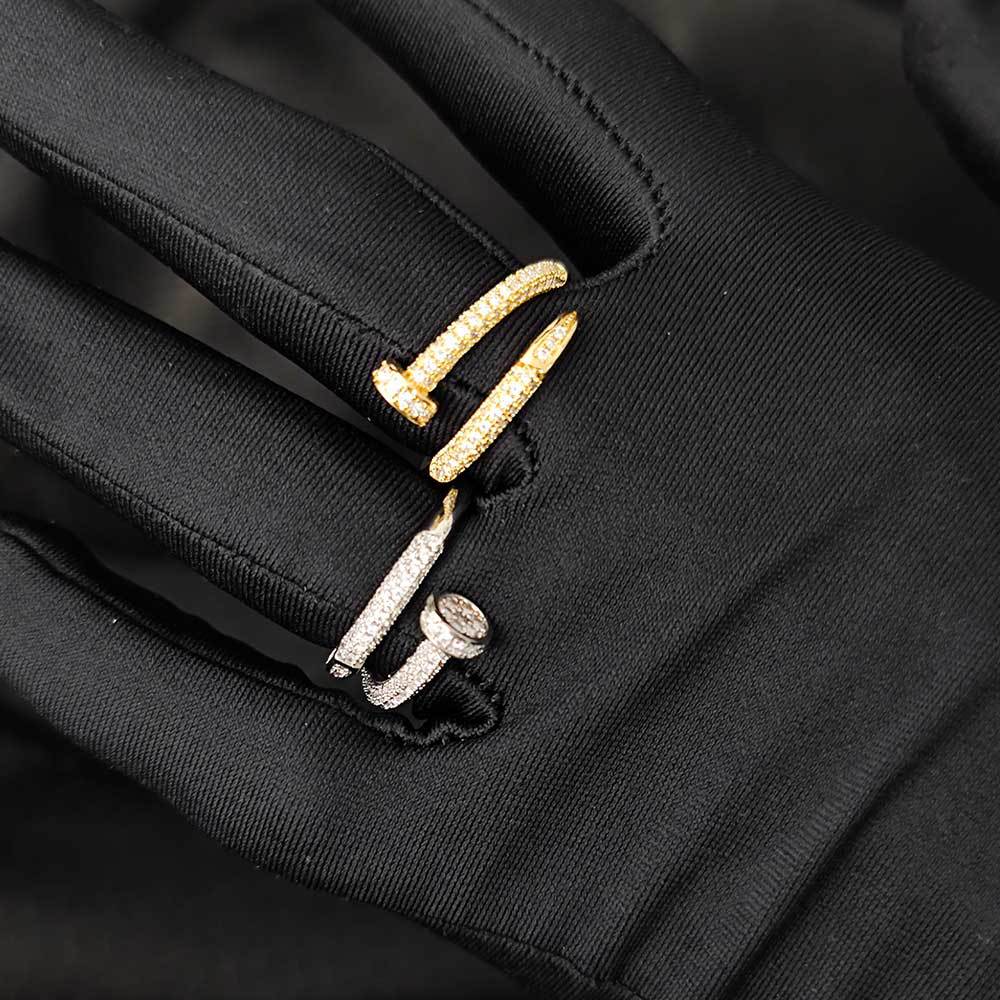 Iced Nail Ring - ViViGleam