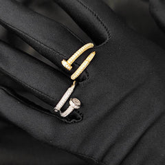 Iced Nail Ring - ViViGleam