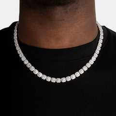 Iced Out Cluster Tennis Chain