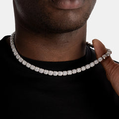 Iced Out Cluster Tennis Chain